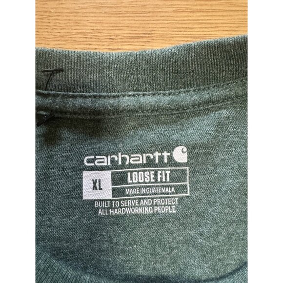 Carhartt Shirt Mens Long Sleeve Shirt Size XL Loose Fit Outdoor Country‎ NWOT - Picture 3 of 11